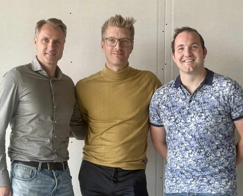 Sietse Gerssen, Ruud Bakker en Roy Wester. compagnons in NGM group bv
